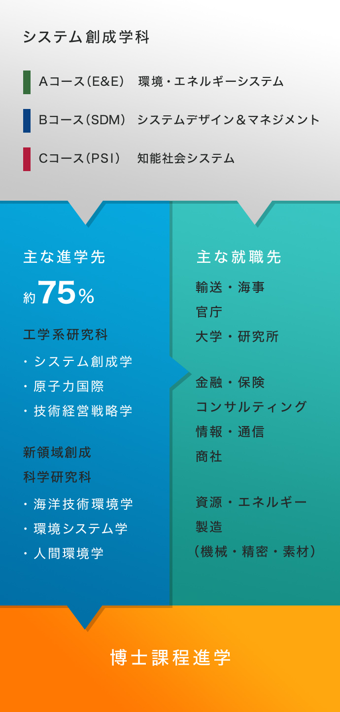 様々なフィールドで活躍できる⼈材の育成